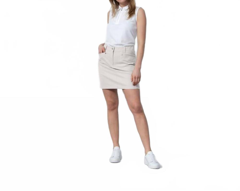 NEW DAILY SPORTS lyric skort in raw beige
